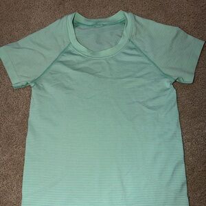 Lululemon S/S Swiftly Tech Tank Top Tee Creamy Mint Size 4